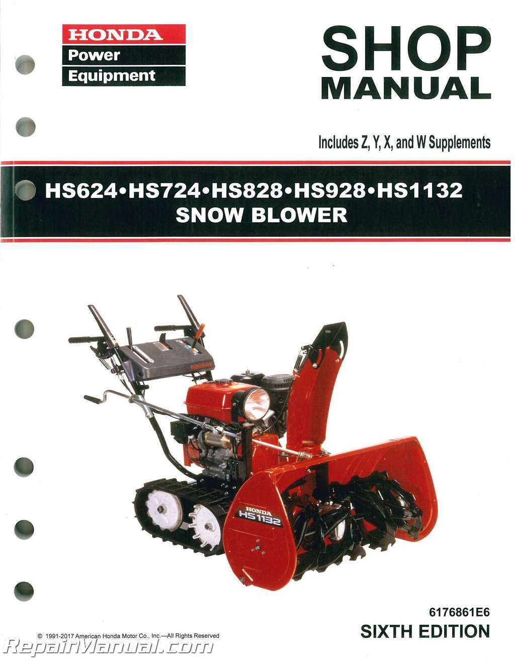 honda hs624 parts diagram