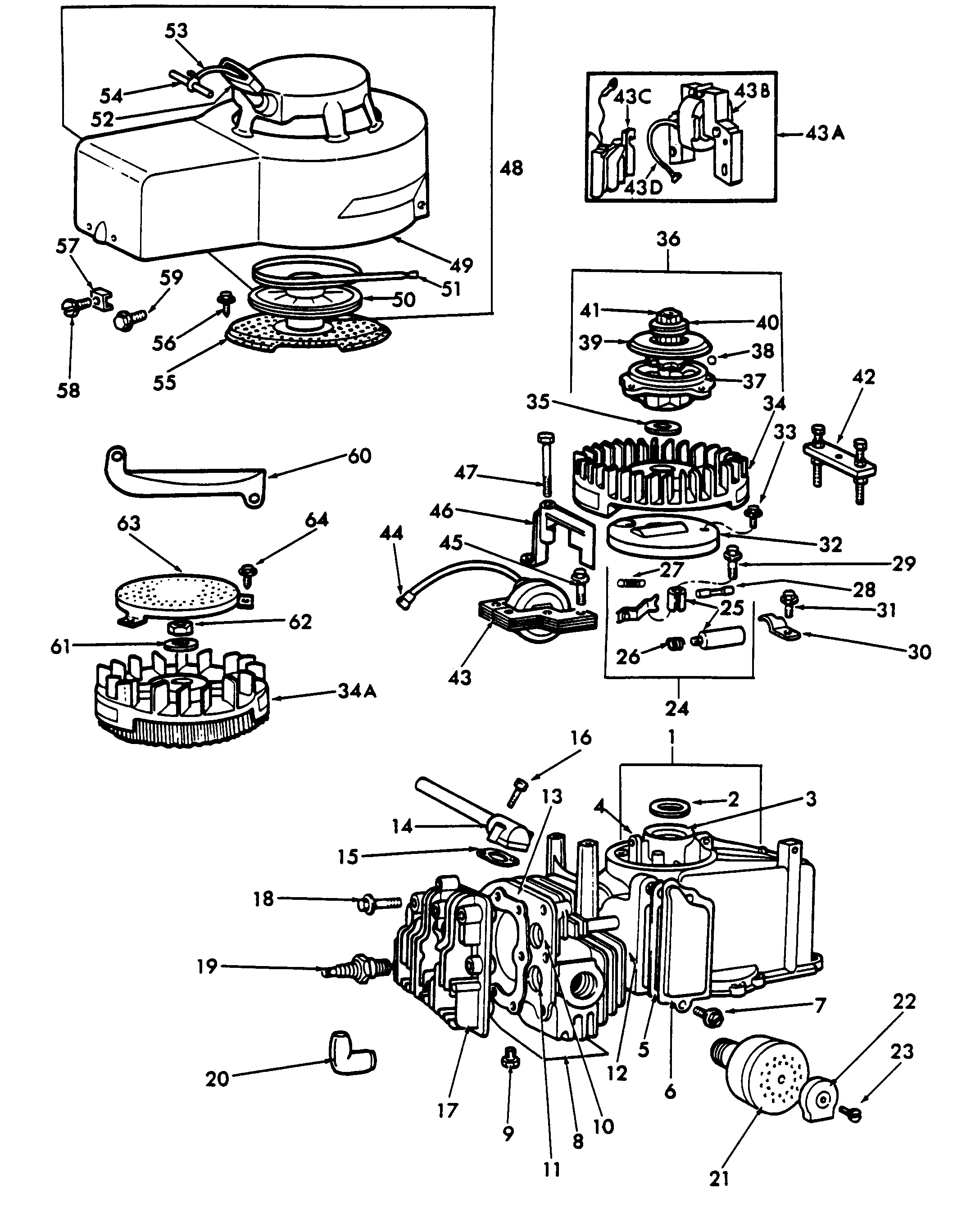 lawn mower briggs and stratton parts diagram