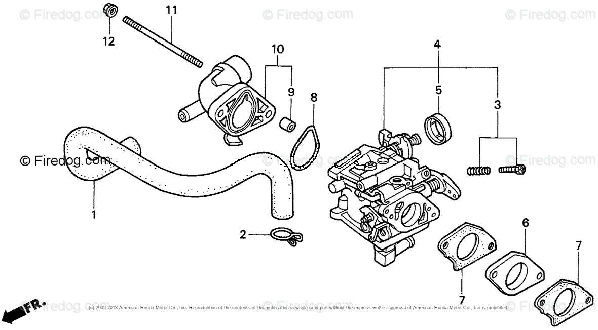 honda gx200 carburetor parts diagram