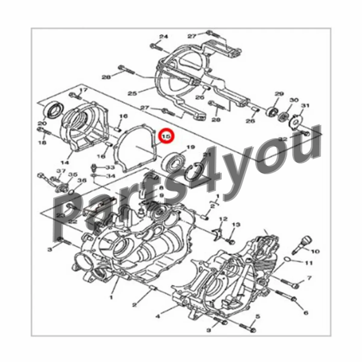 grizzly 660 parts diagram