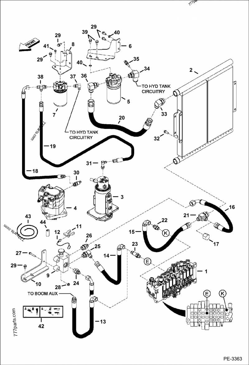 bobcat 334 parts diagram