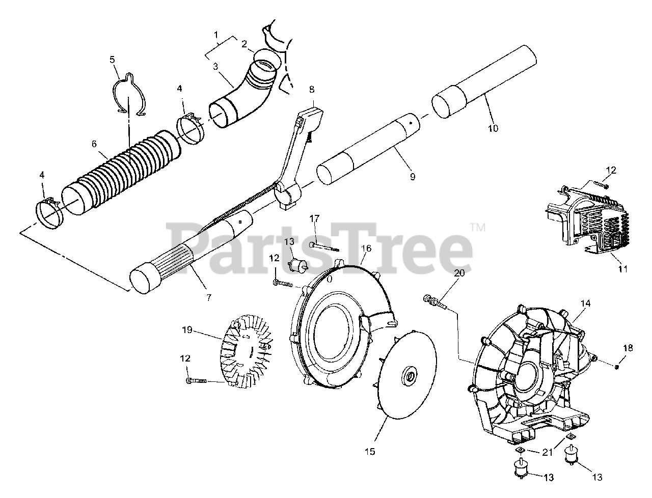 husqvarna 125b parts diagram