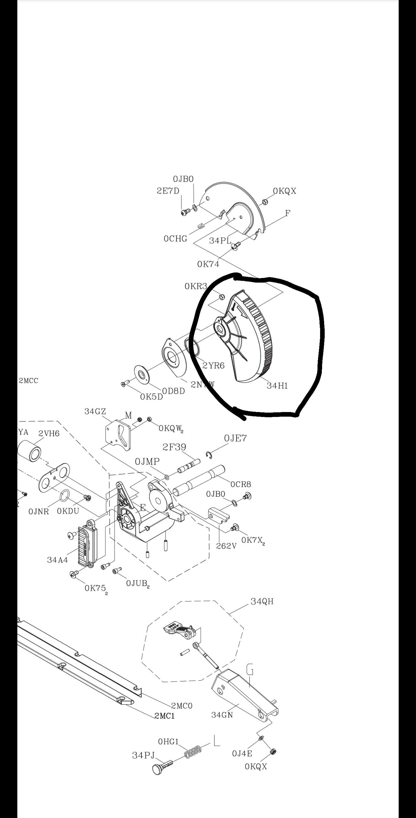 dewalt miter saw stand parts diagram