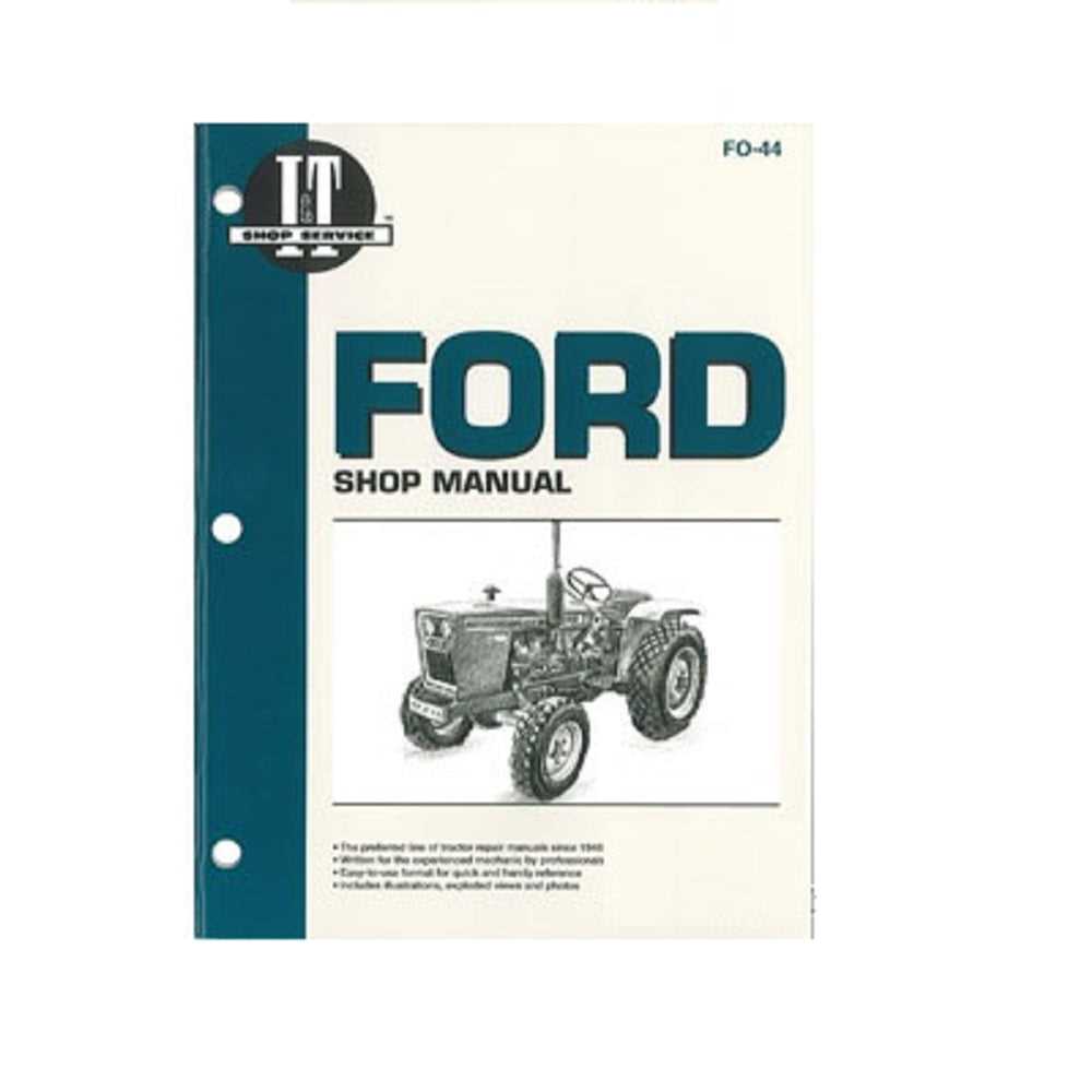 ford 1910 tractor parts diagram