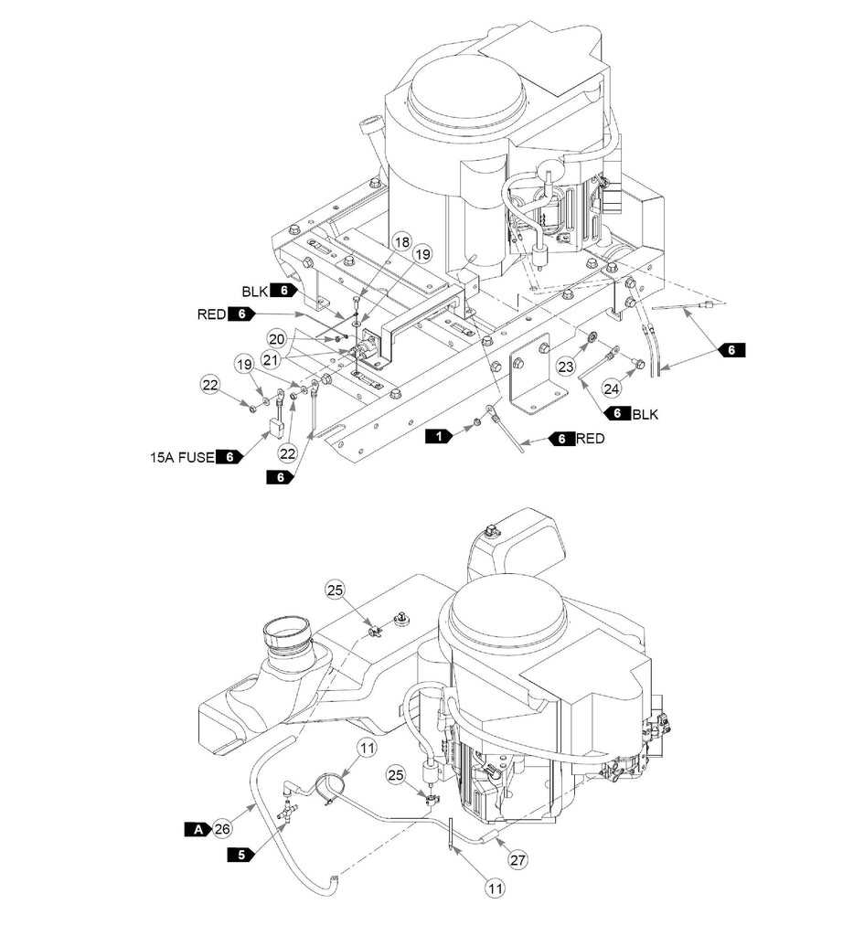 lawn mower engine parts diagram