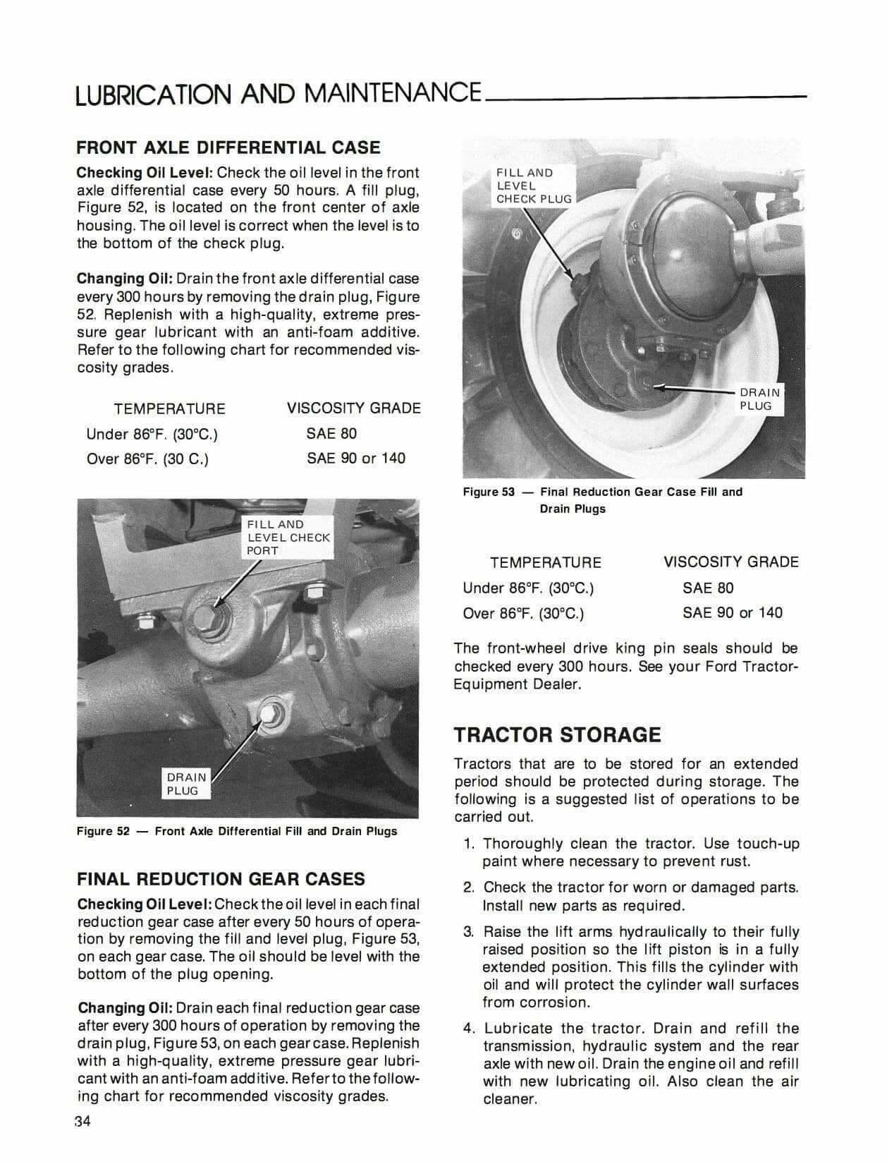 ford 1100 tractor parts diagram