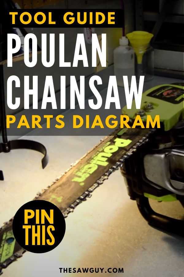 poulan wild thing chainsaw parts diagram