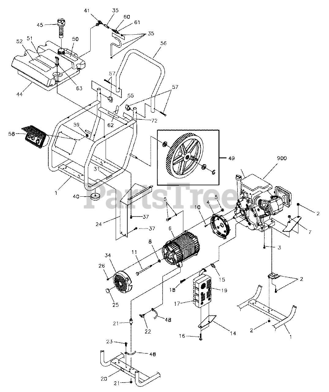 generac parts diagram