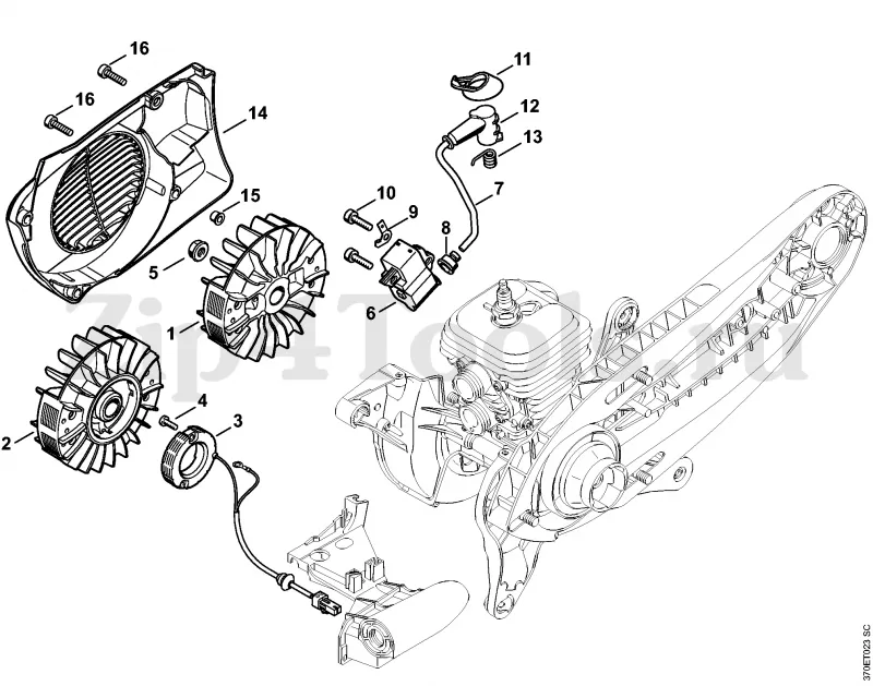 stihl fs250 parts diagram