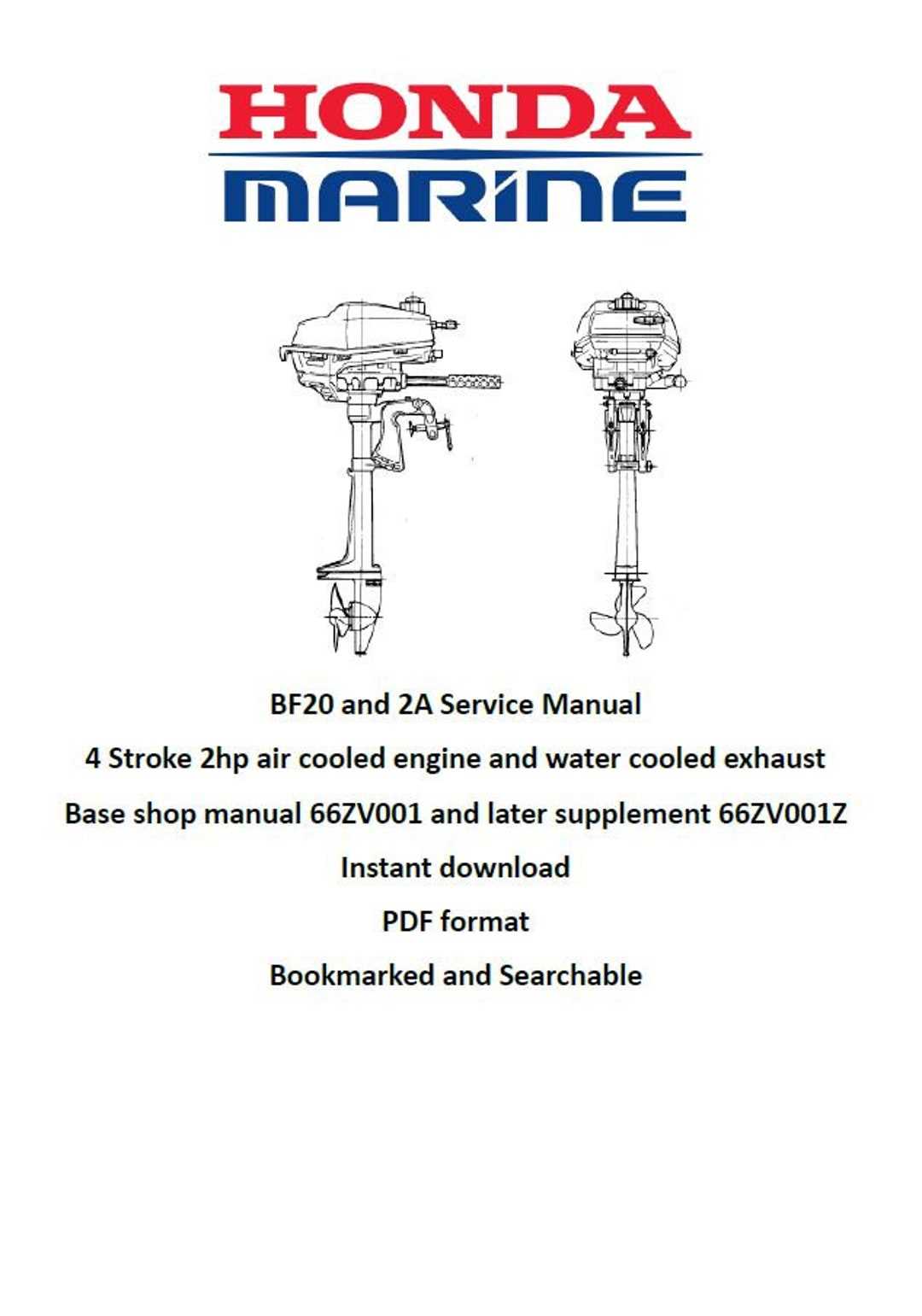 honda 2 hp outboard parts diagram