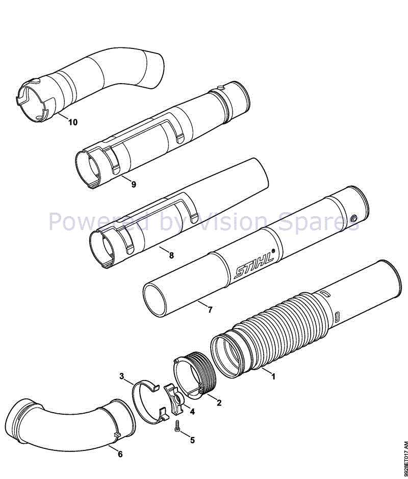 stihl br200 parts diagram