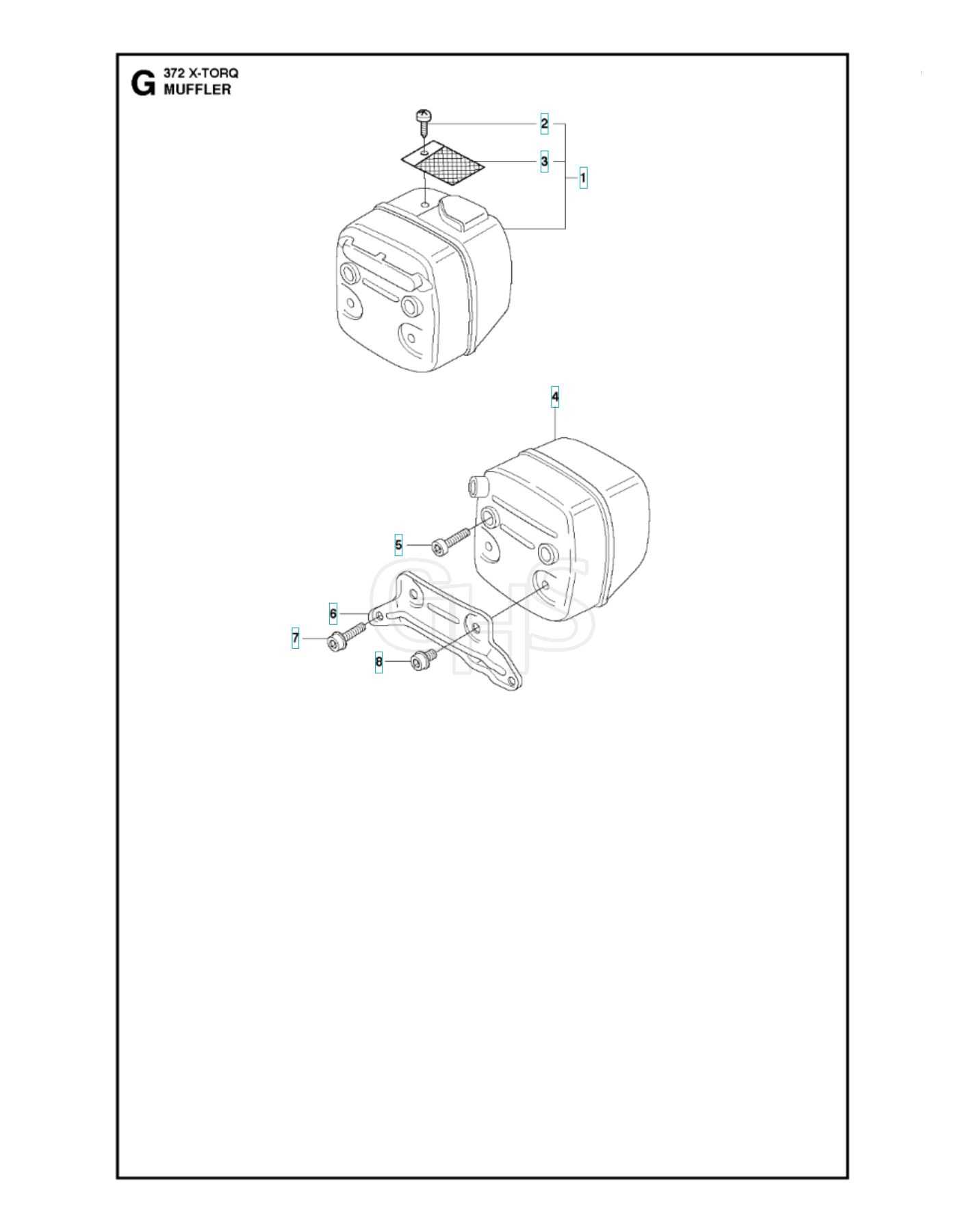 372xp parts diagram