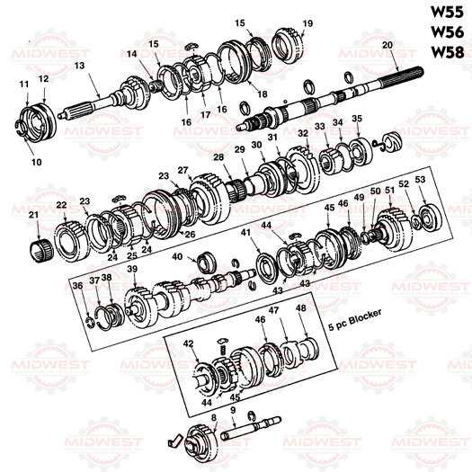 4l60e parts blow up diagram