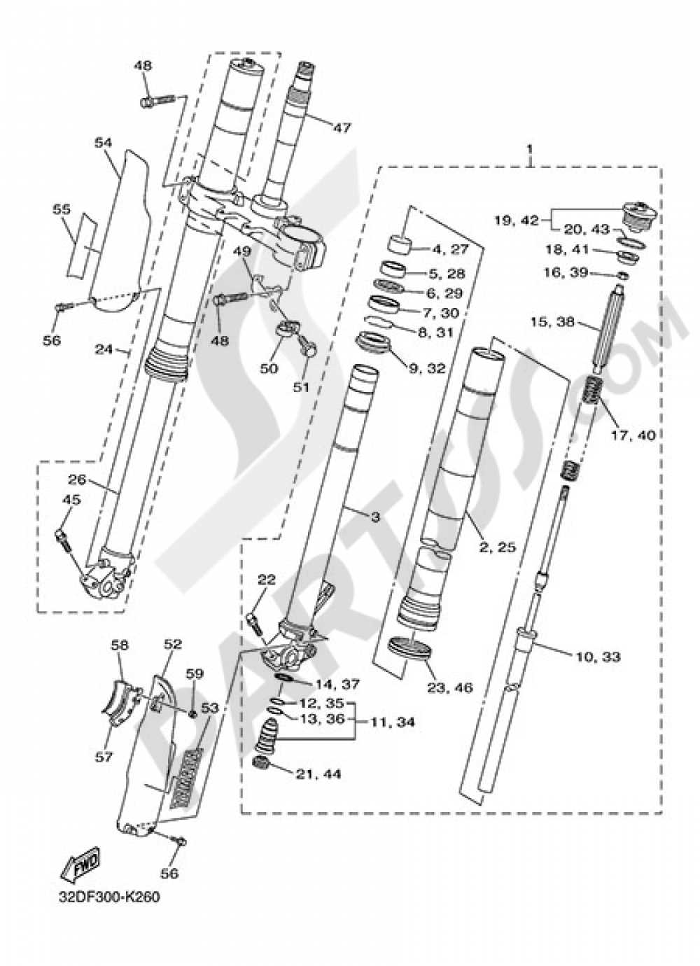 wr250r parts diagram