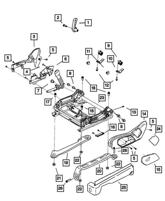 jeep commander parts diagram