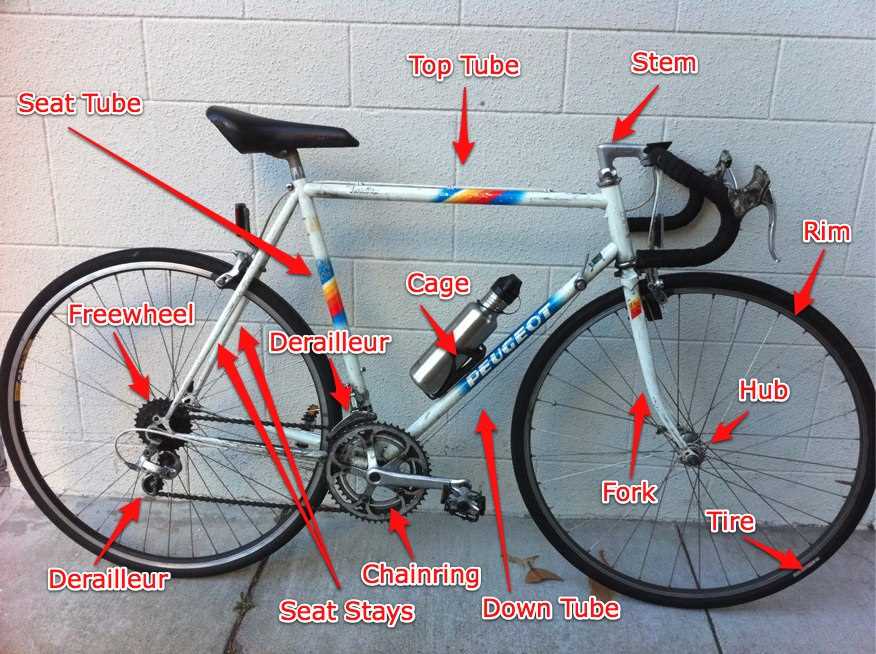 mountain bike parts diagram