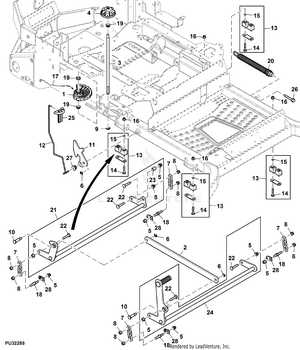 john deere 54 hc mower deck parts diagram