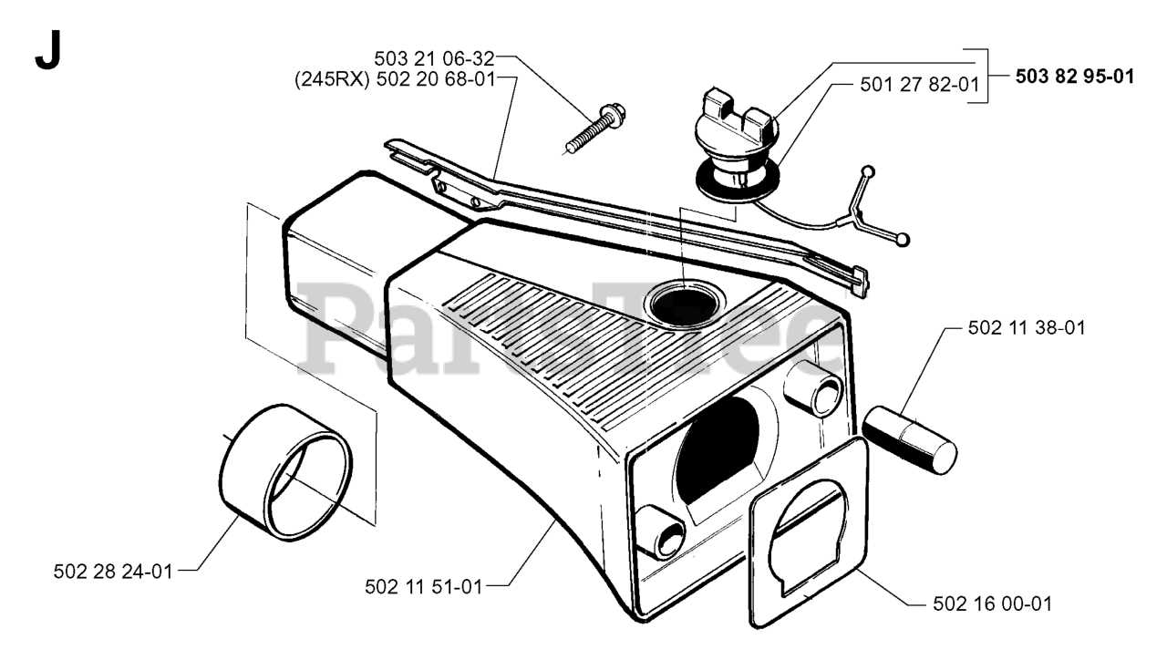 husqvarna 240 parts diagram