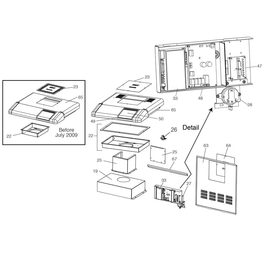 pool heater parts diagram