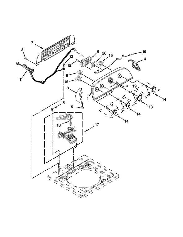 whirlpool ultimate care ii washing machine parts diagram