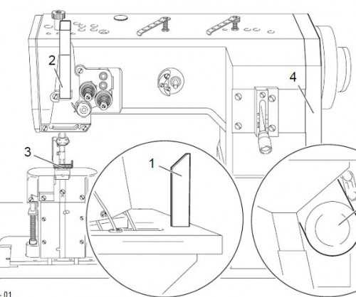 pfaff 1222 parts diagram