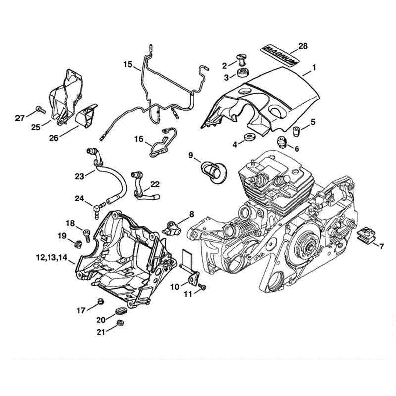 stihl wood boss 028 av parts diagram