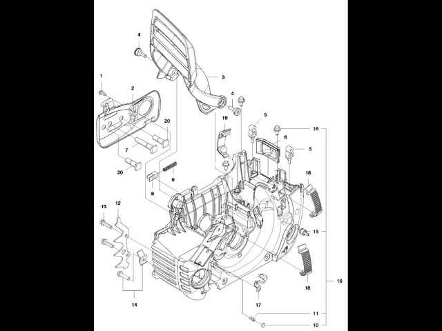 husqvarna chainsaw 455 rancher parts diagram