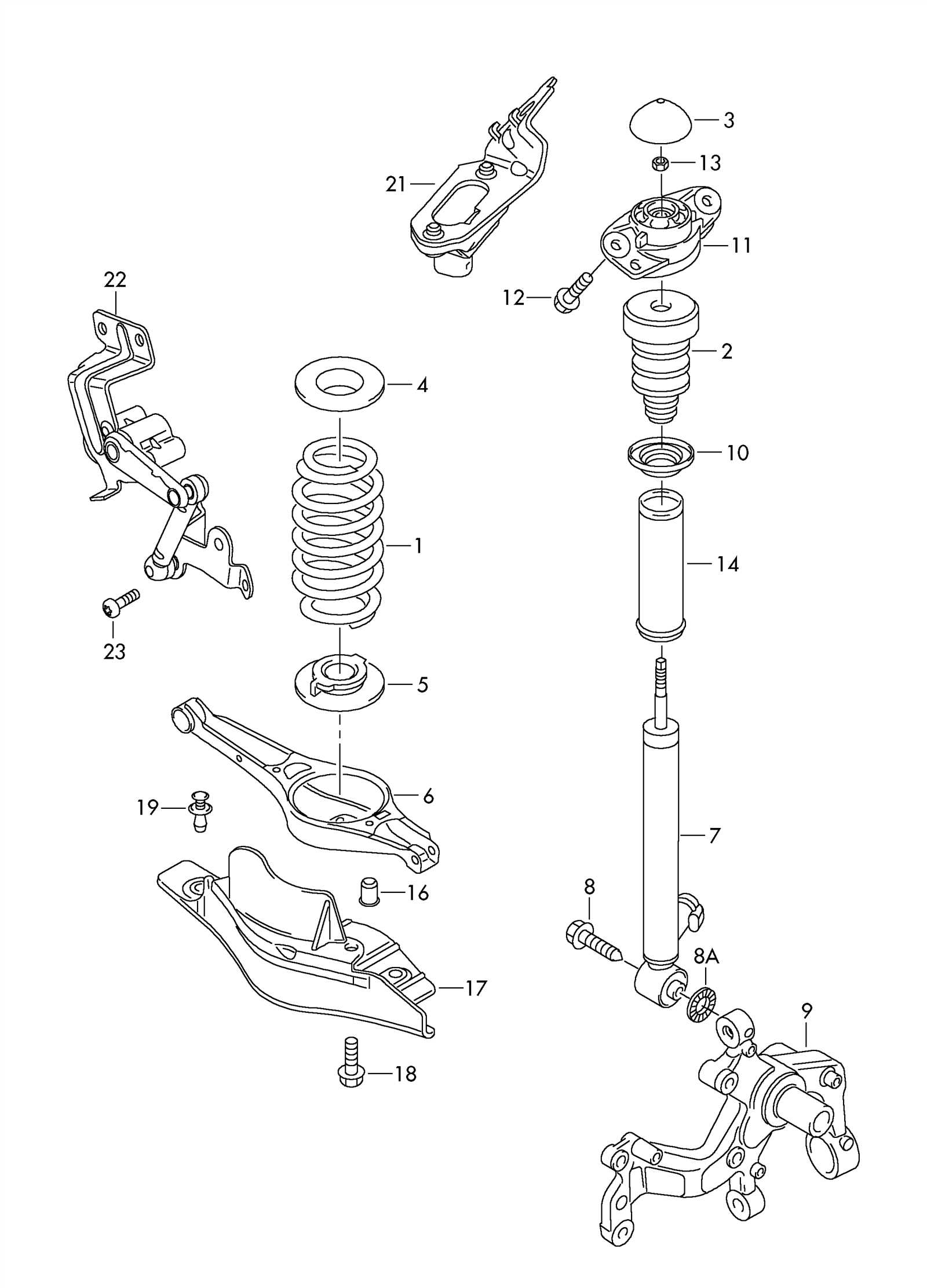 vw scirocco parts diagram