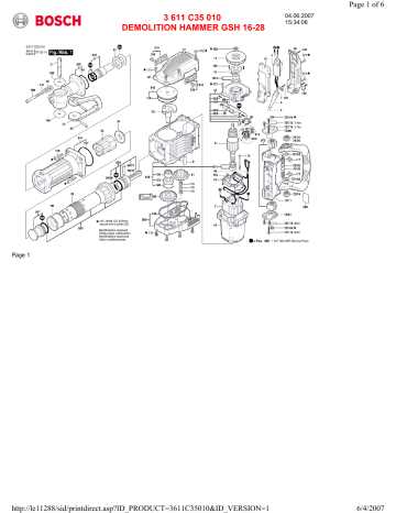 bosch gsh 16 parts diagram