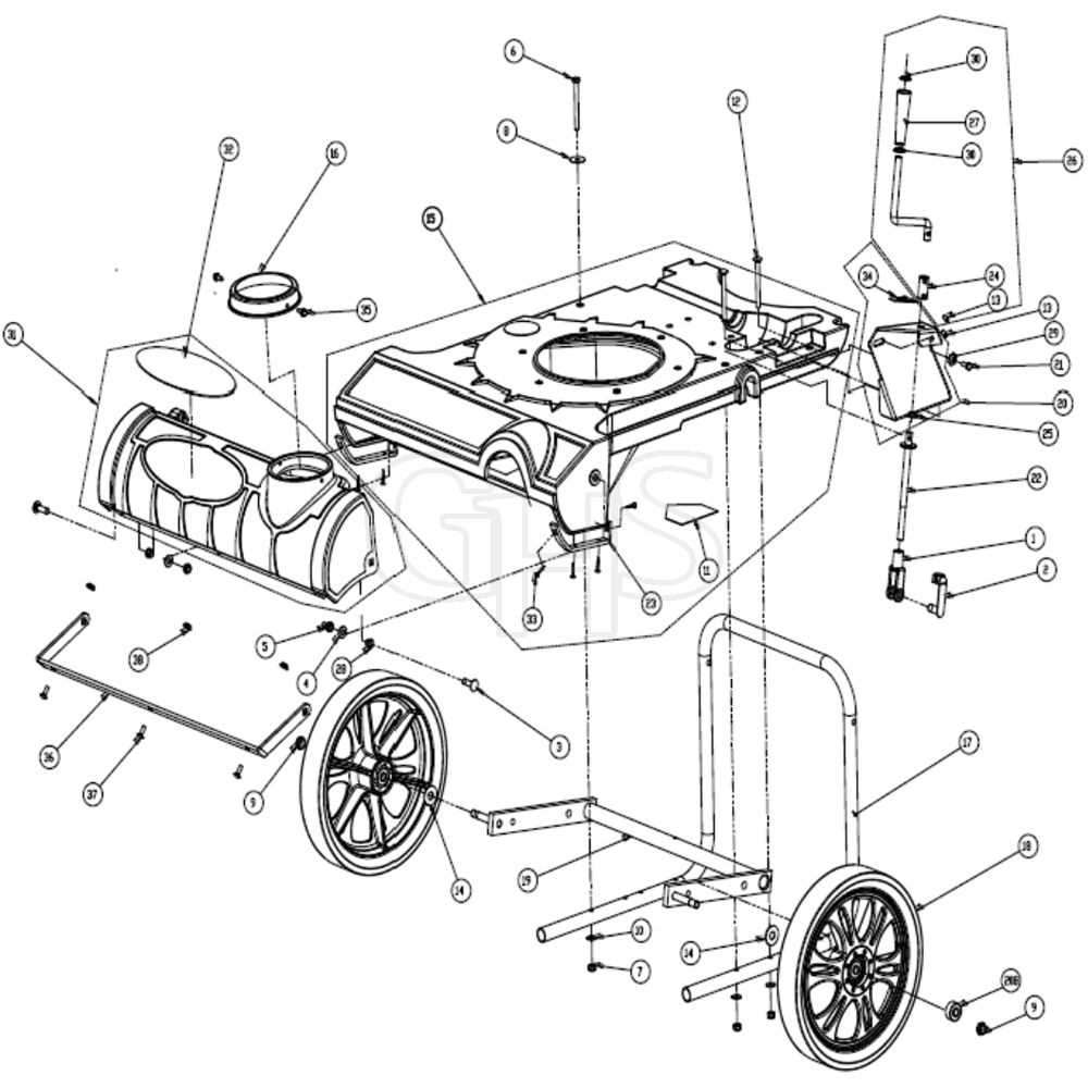 billy goat vacuum parts diagram