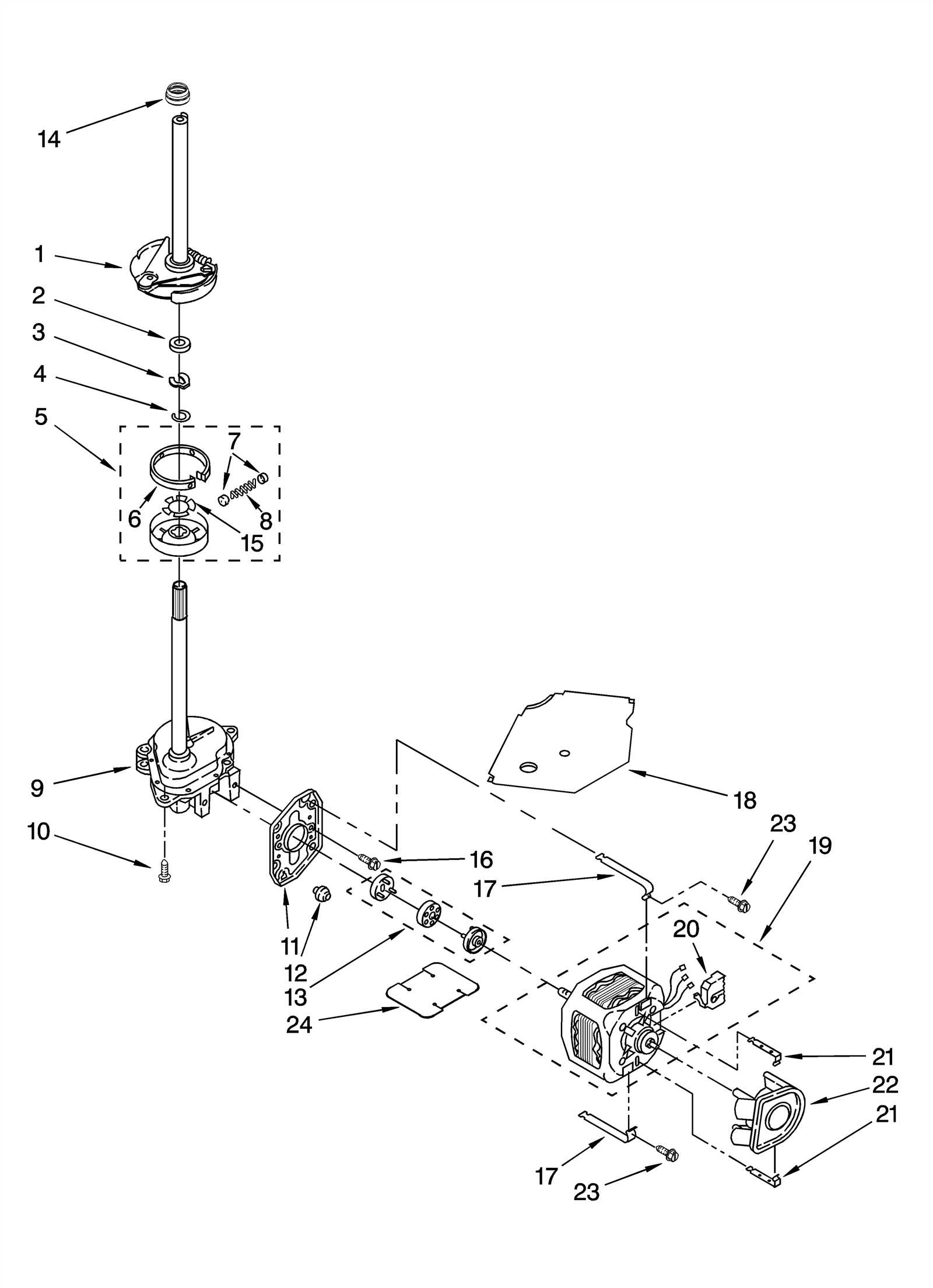 kenmore 80 series washer parts diagram