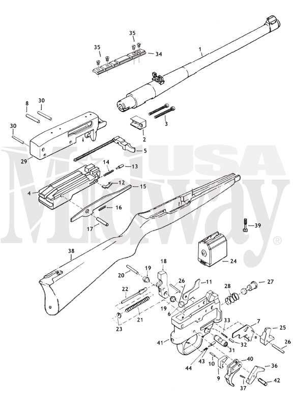 ruger 10 22 parts diagram