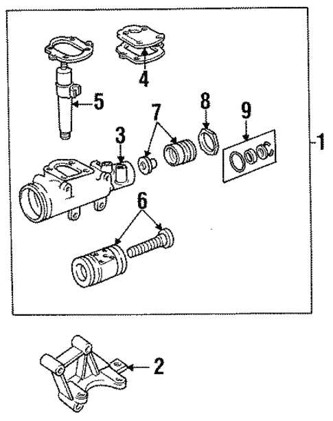 jeep yj steering parts diagram