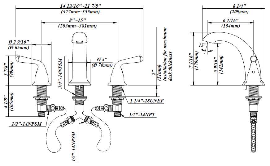 bathtub faucet parts diagram