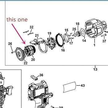 dewalt 20v impact driver parts diagram