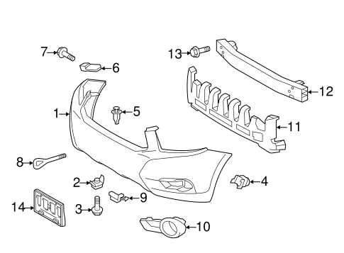 toyota highlander body parts diagram