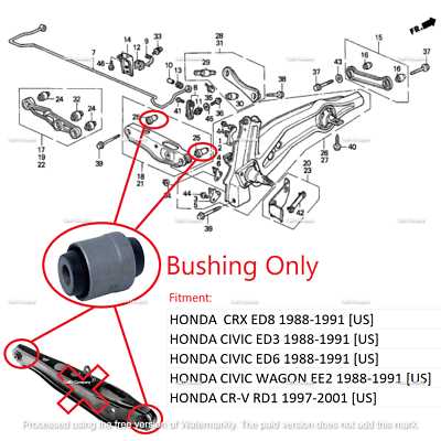 1997 honda crv parts diagram