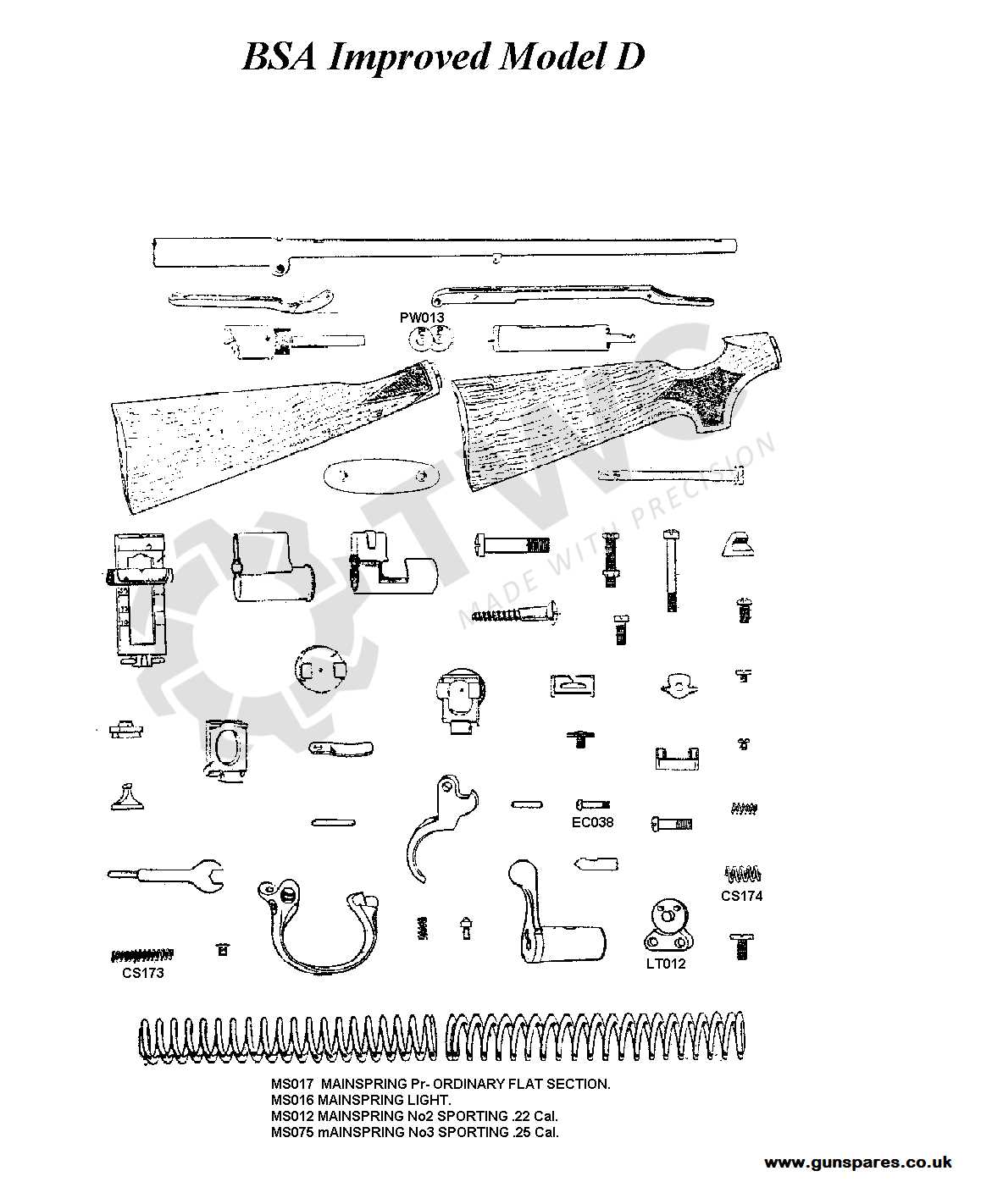 winchester 9422 parts diagram