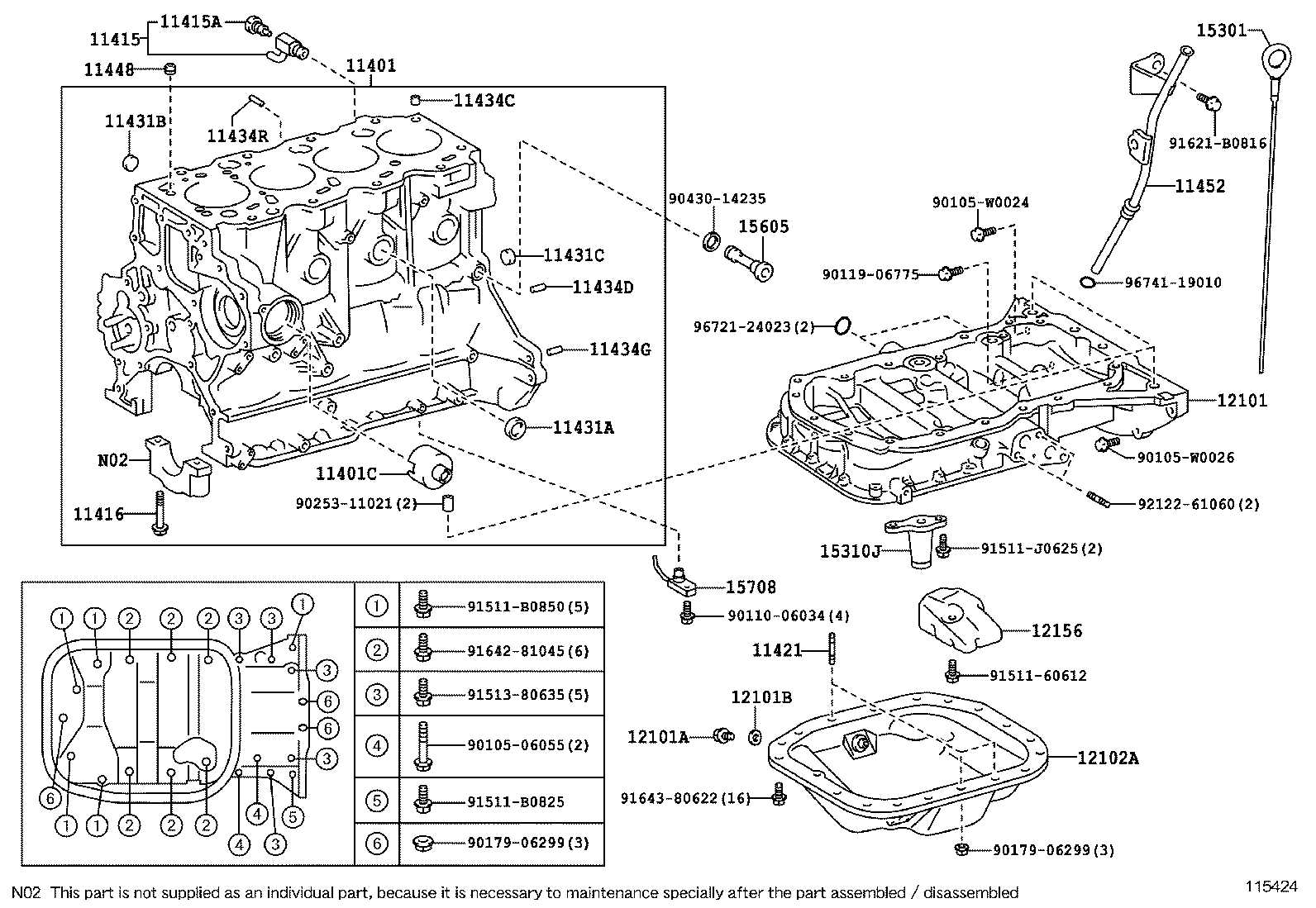 toyota corolla 2005 parts diagram