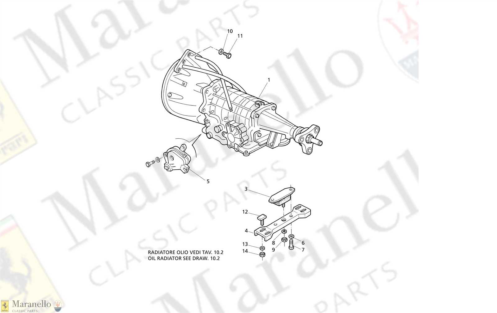 automatic transmission parts diagram