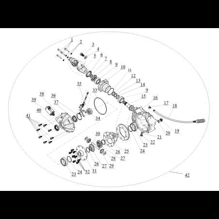 polaris rzr front differential parts diagram