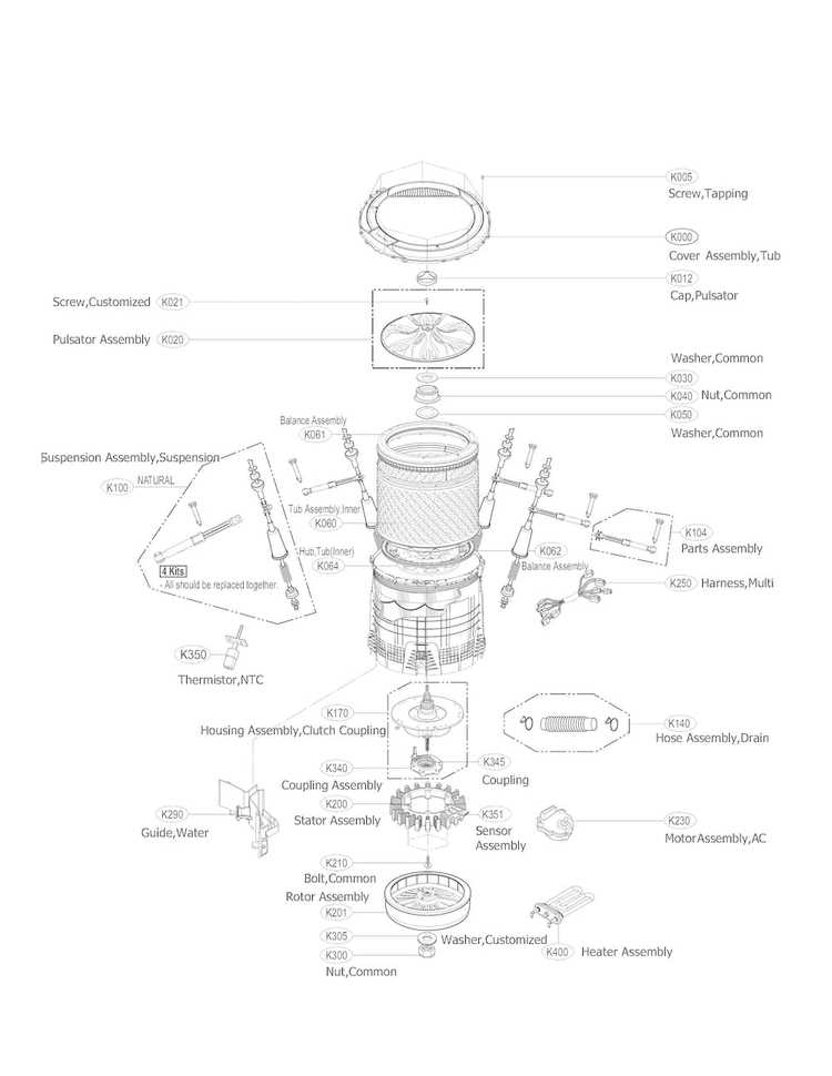 lg inverter direct drive washer parts diagram