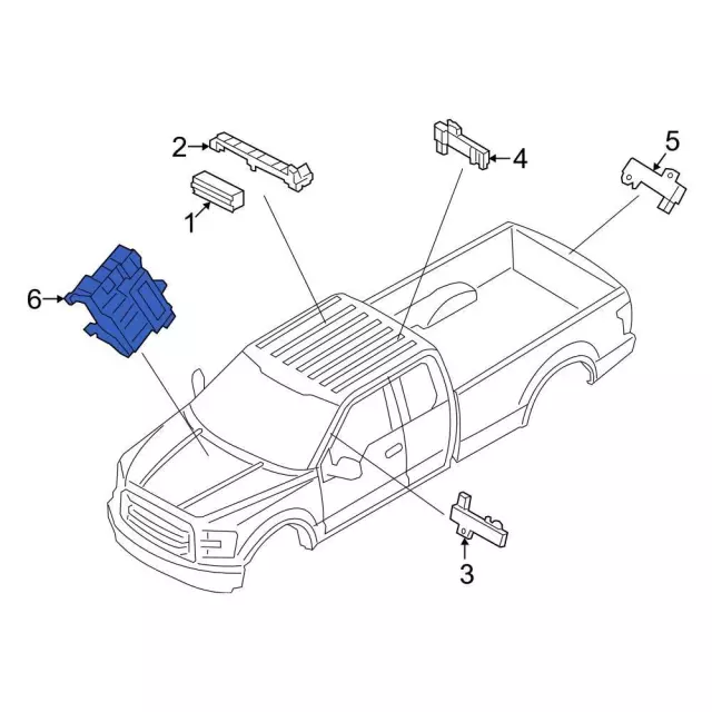 2021 ford f 150 parts diagram