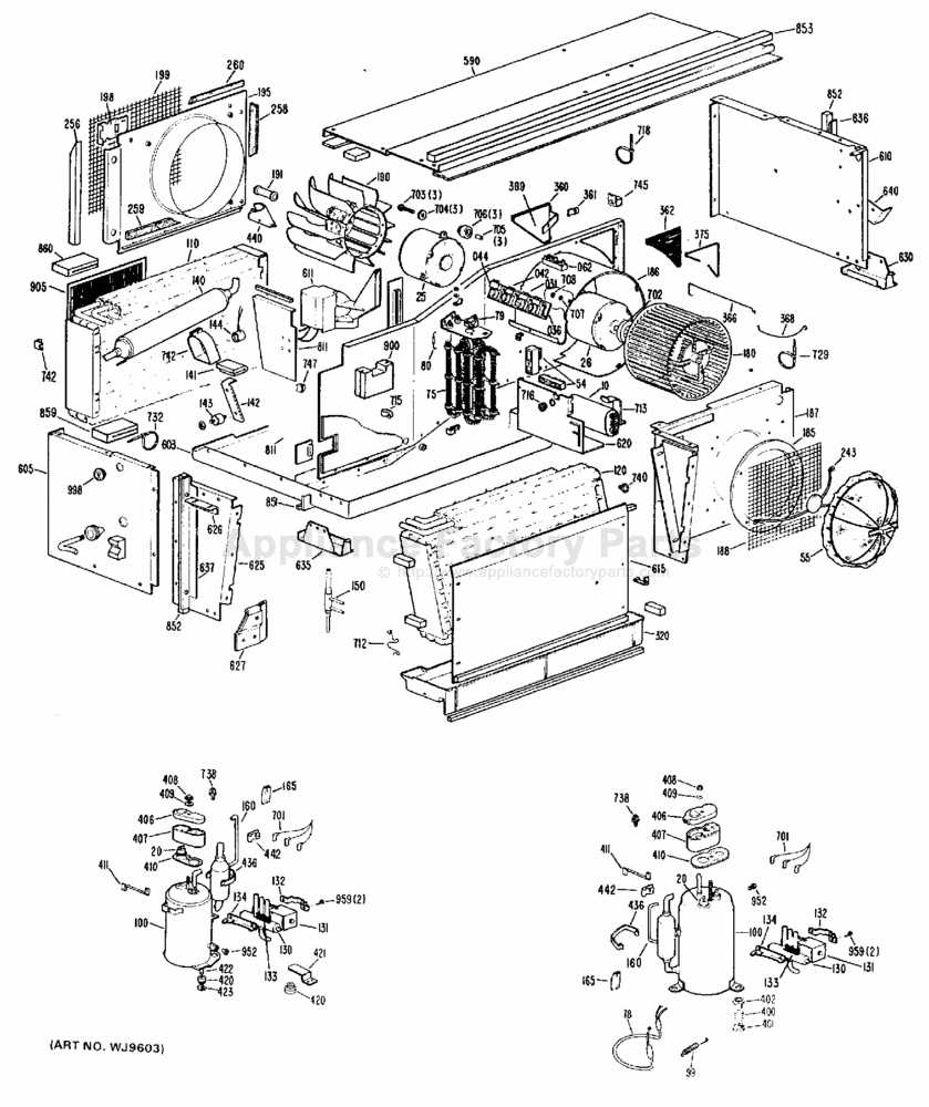 trane air conditioner parts diagram