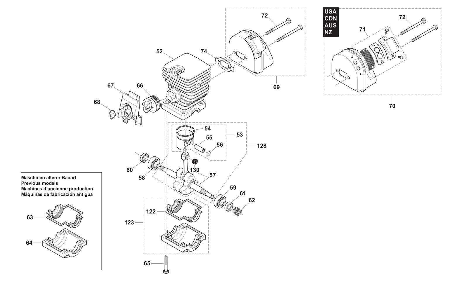 stihl 023 parts diagram