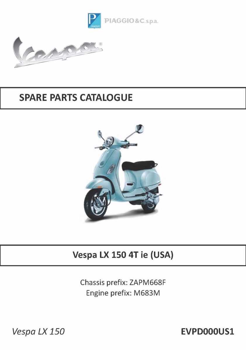 vespa lx 150 parts diagram