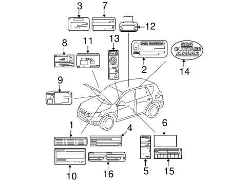 2007 toyota rav4 parts diagram