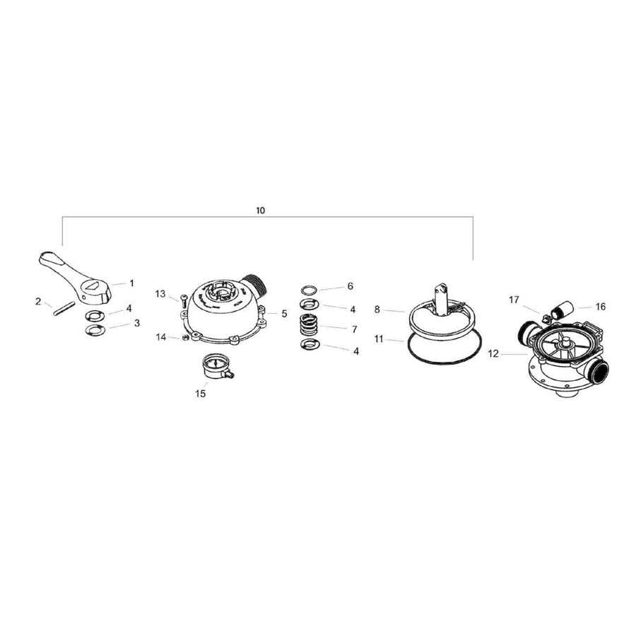 jacuzzi sand filter parts diagram