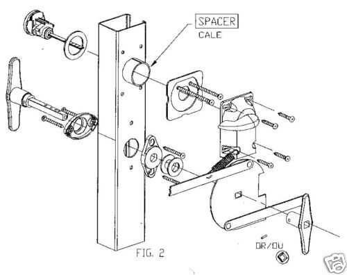 garage door diagram parts