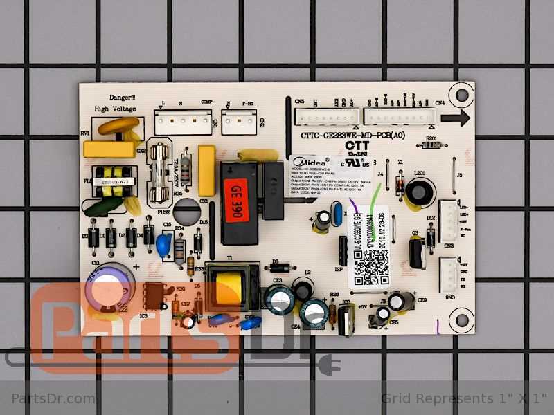 upright freezer parts diagram